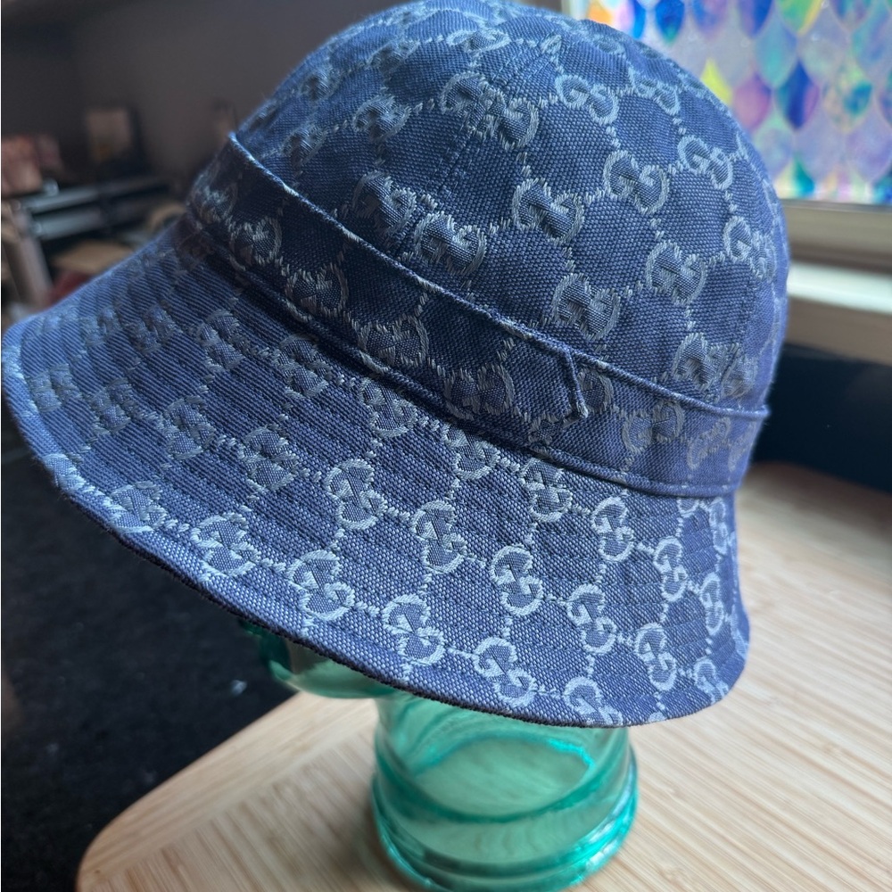 Gucci denim  Blue Denim Bucket Hat